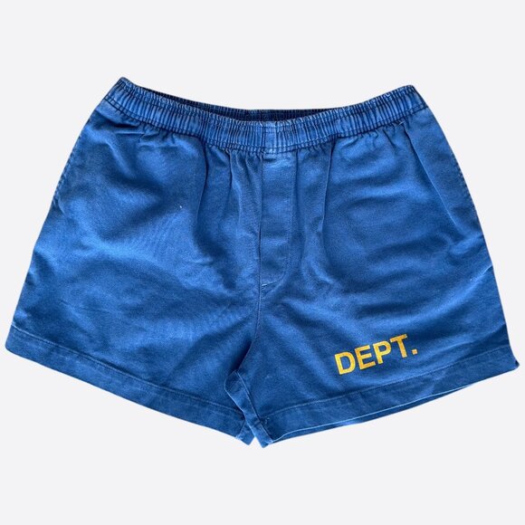 Gallery Dept Blue & Yellow French Logo Zuma Shorts - Picture 1 of 6